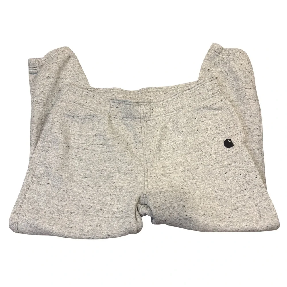 Carhartt Girls Relaxed Fit Fleece Jogger Sweatpants Heather Gray Size L 12-14